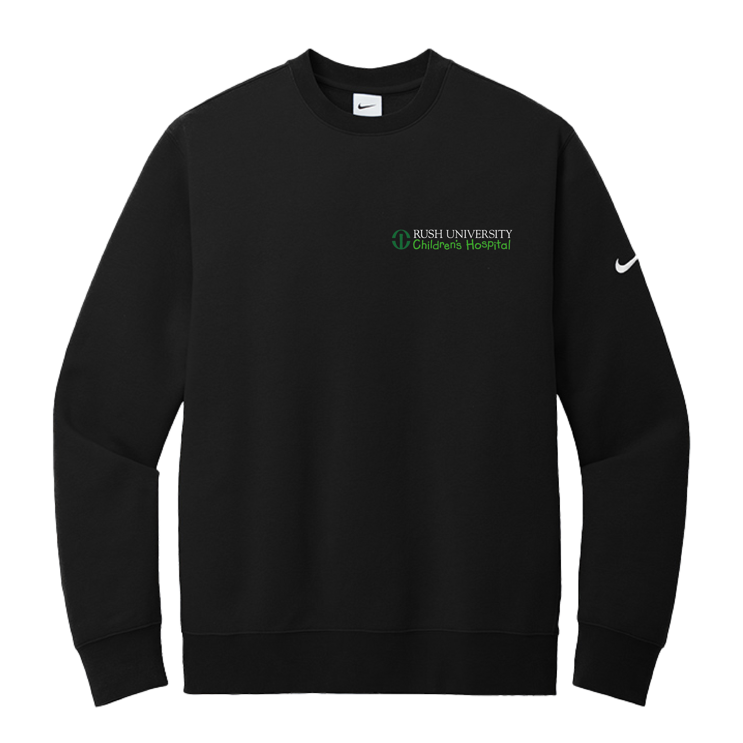 Nike Club Fleece Sleeve Swoosh Crew