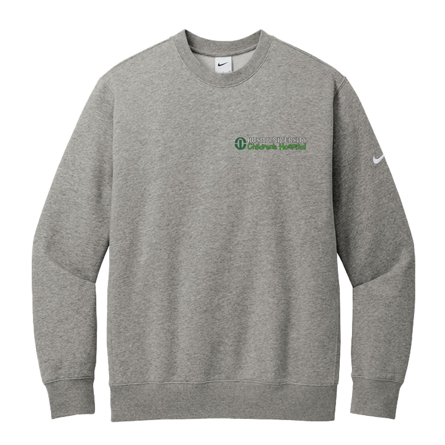 Nike Club Fleece Sleeve Swoosh Crew