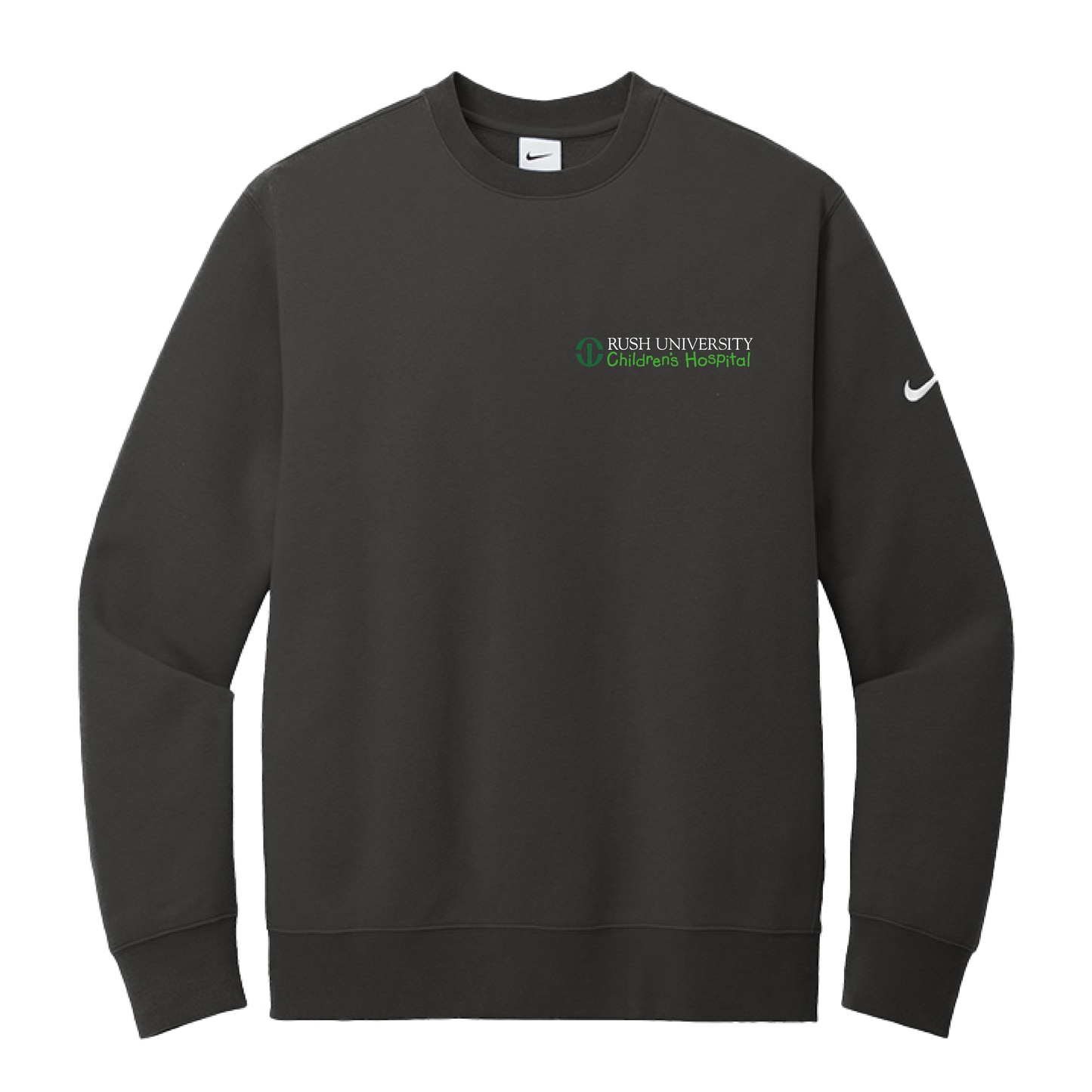 Nike Club Fleece Sleeve Swoosh Crew