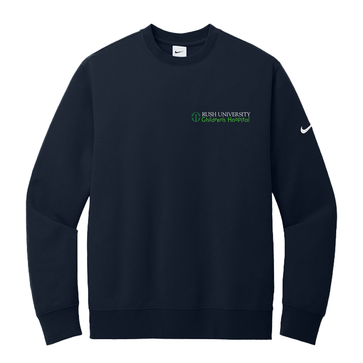 Nike Club Fleece Sleeve Swoosh Crew